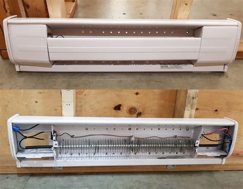 electrical box in baseboard|electric baseboard heater for garage.